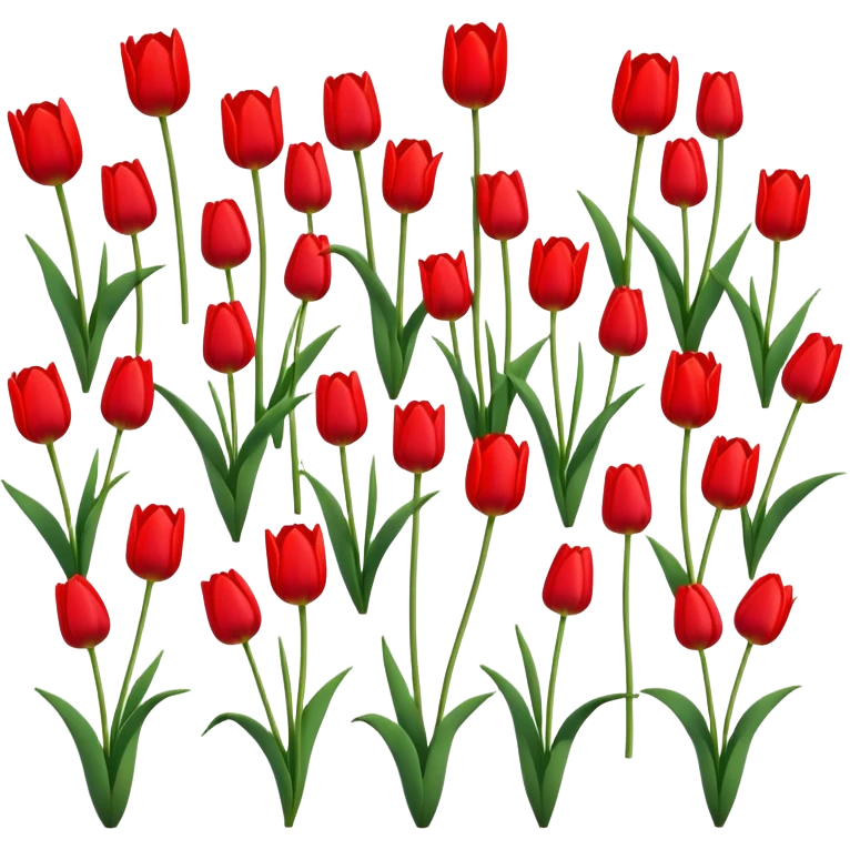 Tulips emoji