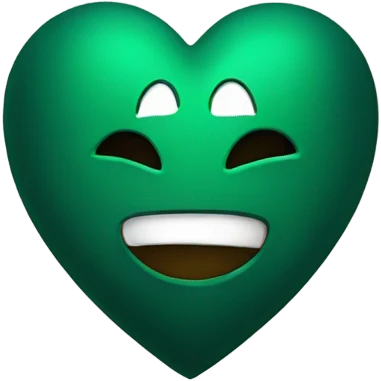 dark green heart emoji