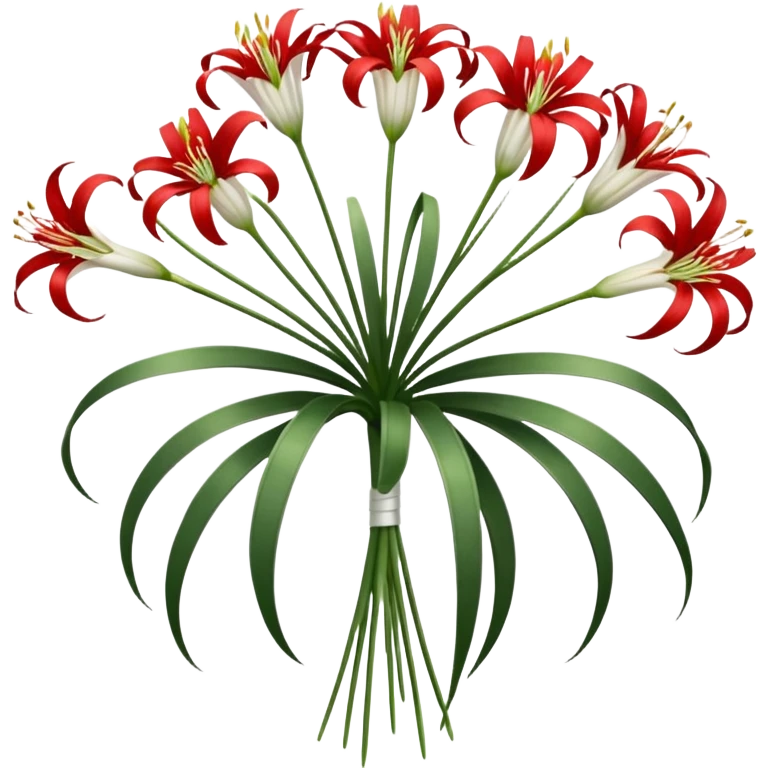 Bouquet of spider lilies ￼ emoji