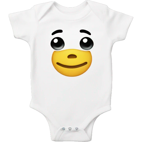 Baby onesie  emoji