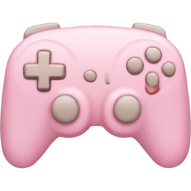 light pink game controller  emoji