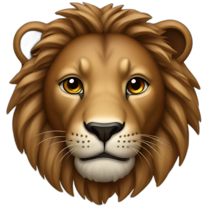 African lions in leather emoji
