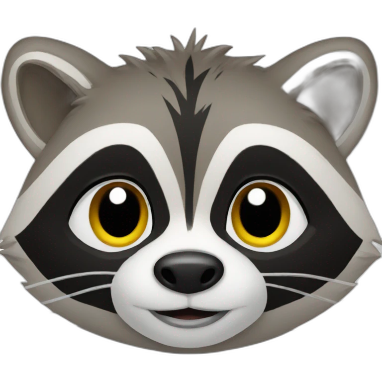 Raccoon emoji
