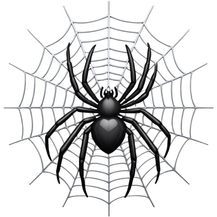 Make the I love u using spider web emoji 

 emoji