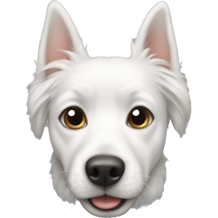 White dog emoji
