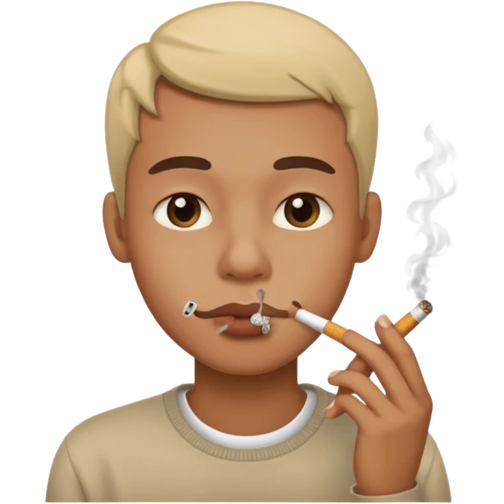 Эмодзи с сигаретами во рту emoji