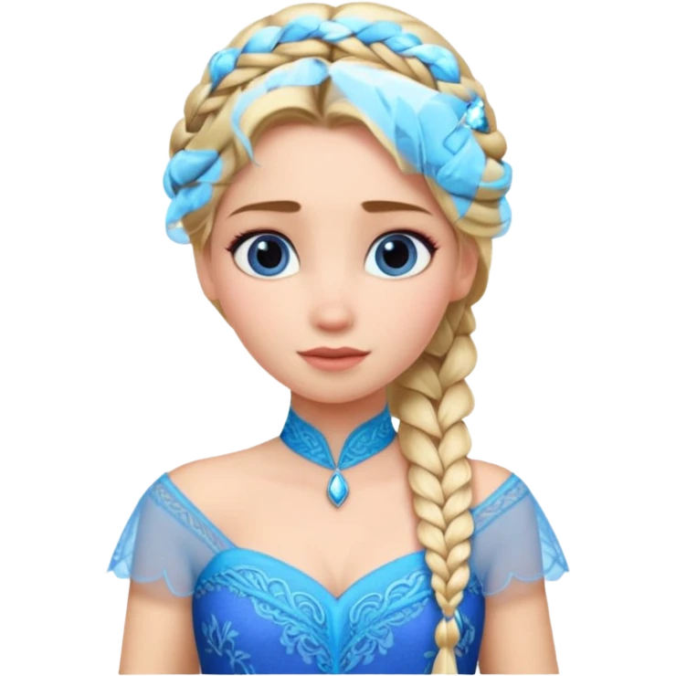 elsa frozen disney emoji