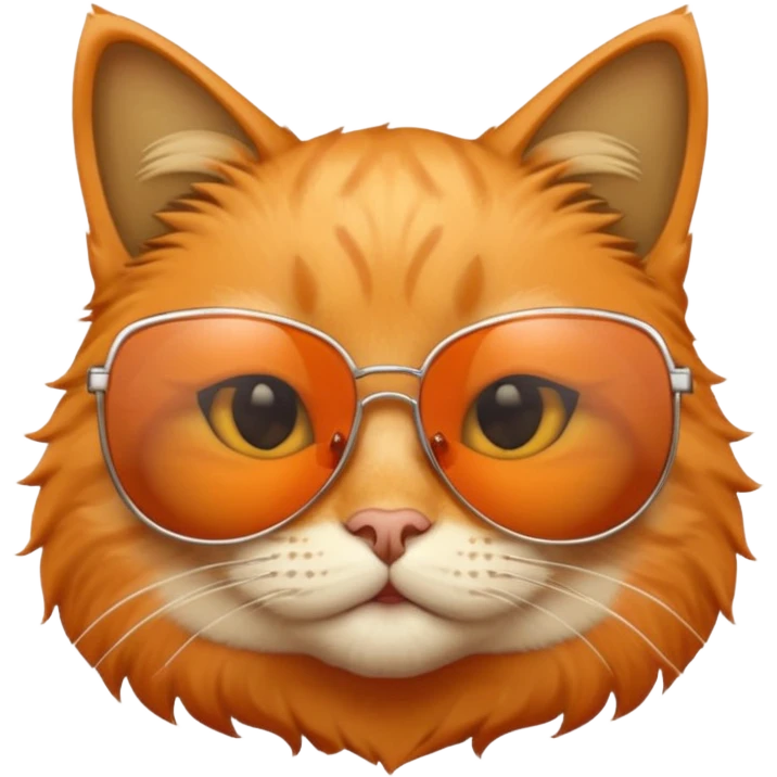 Cat wearing sunglasses emoji