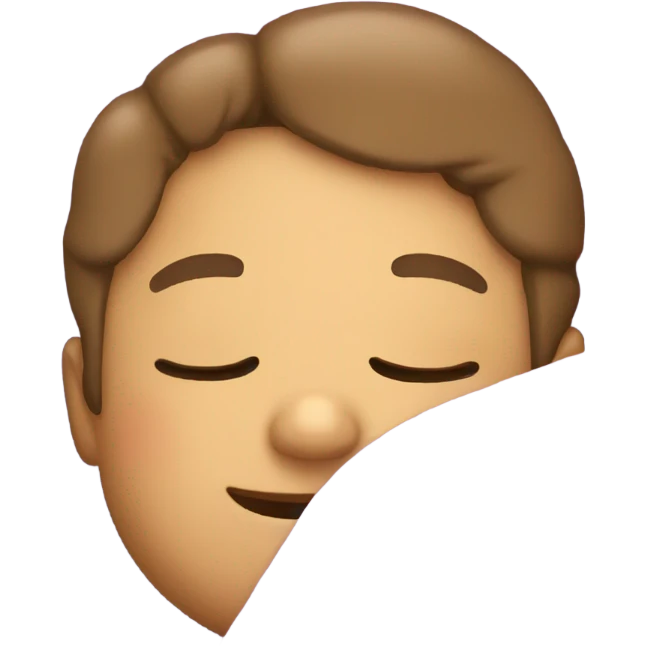 Sleeping with joy emoji