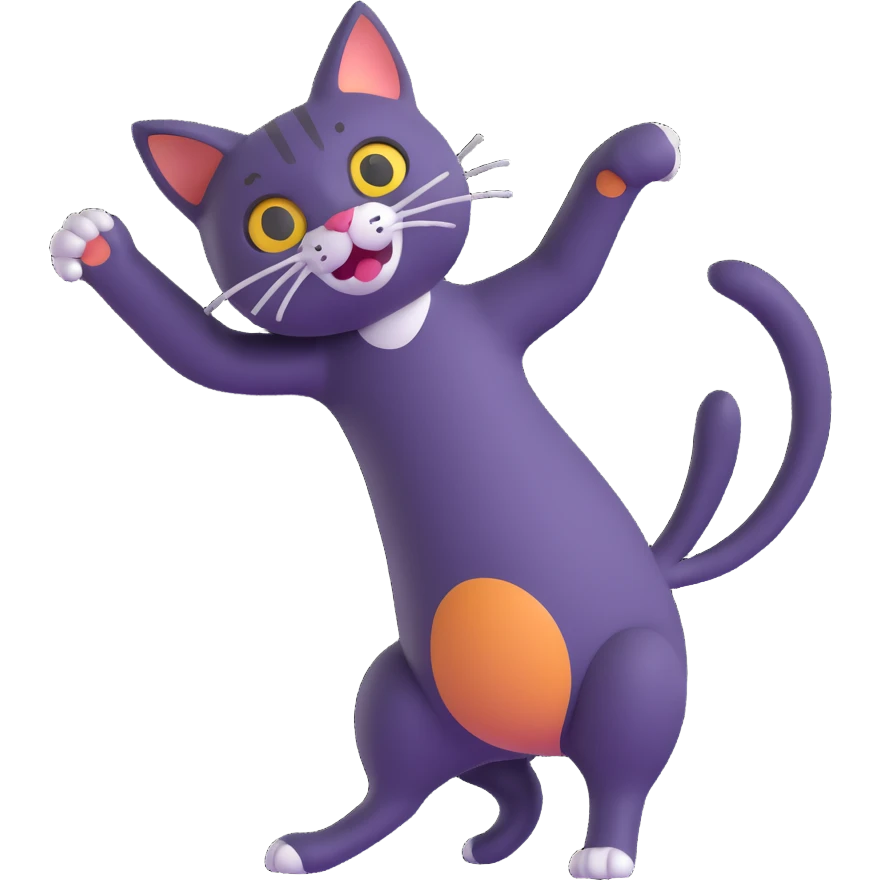 dancing cat emoji