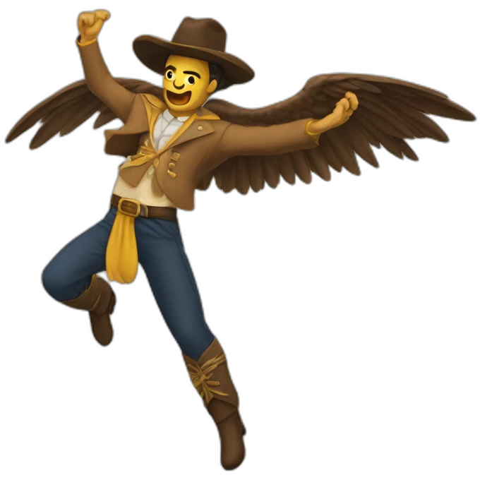 cuervo volando emoji