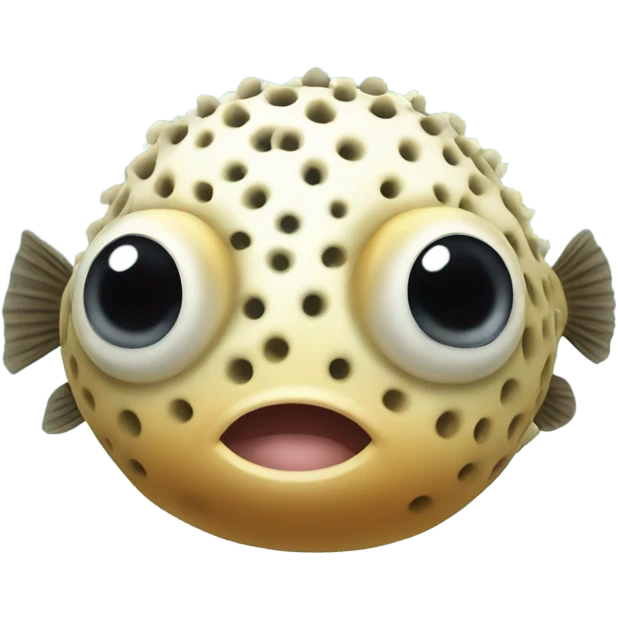 pufferfish with big cheeks emoji