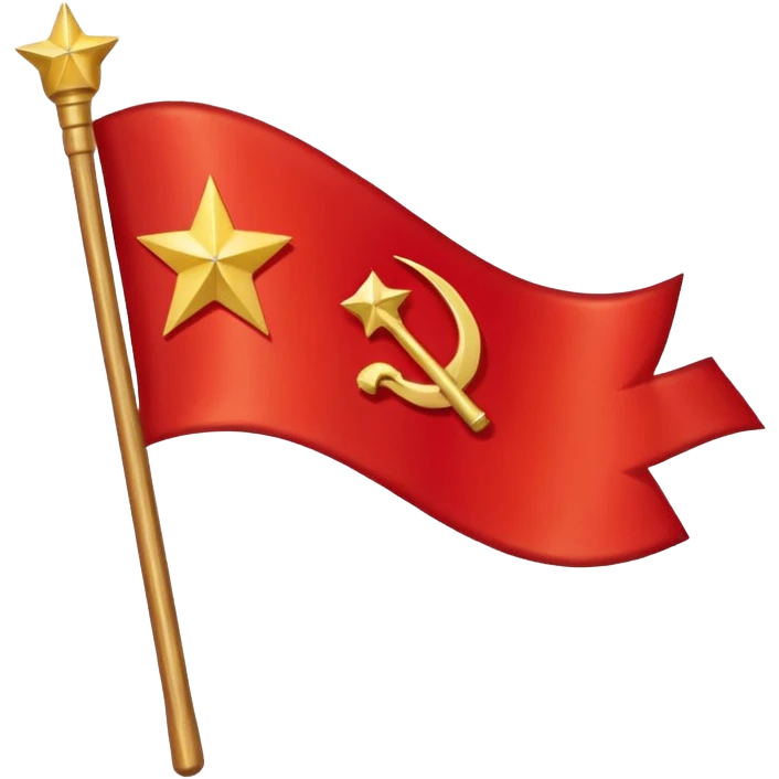BANDERA DE LA UNIÓN SOVIÉTICA  emoji