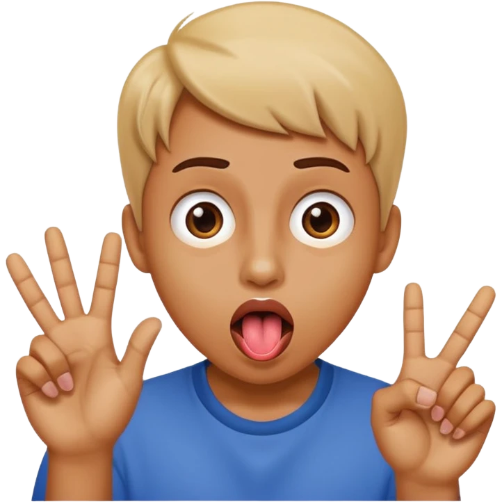 🤤👂👂🤟 emoji
