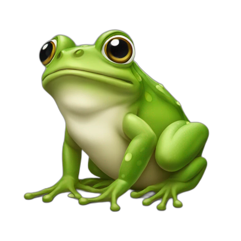Frog kleopatra emoji