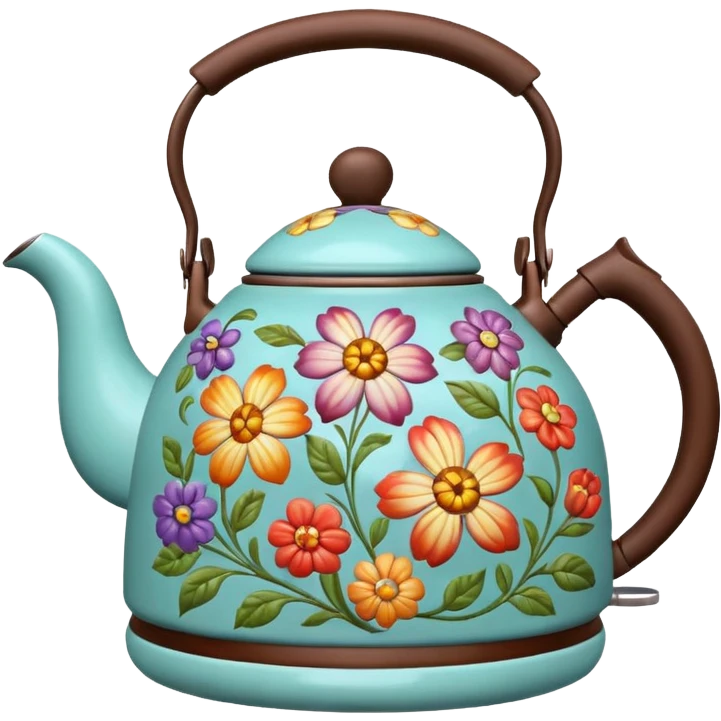 floral kettle emoji