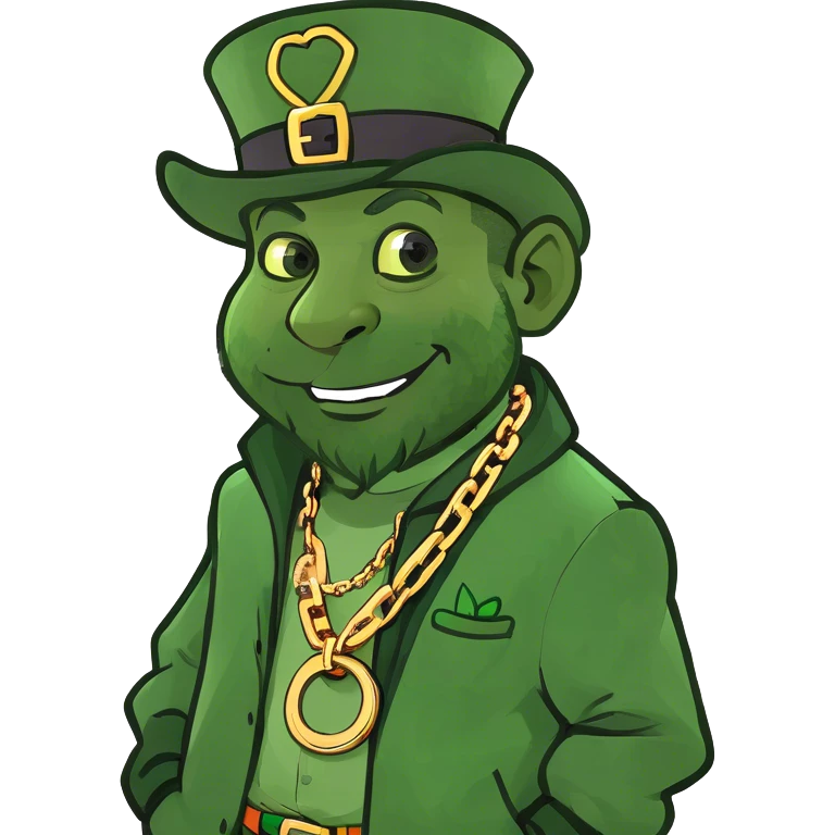 Ghetto leprechaun emoji
