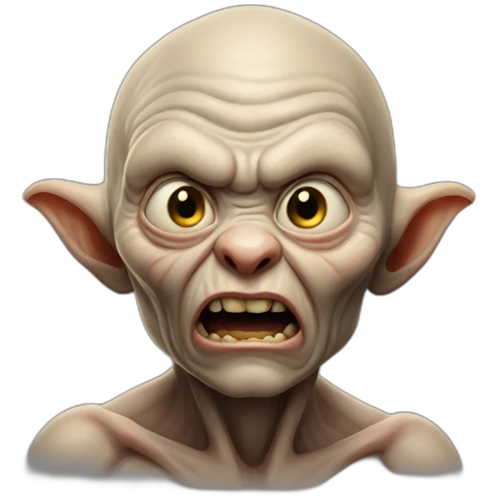 golum is furious emoji