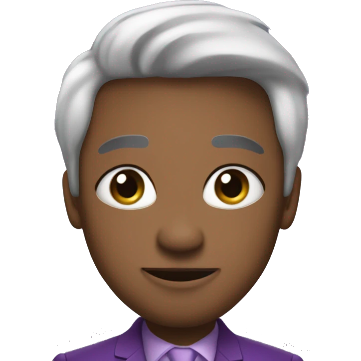 Hamala Harris in Purple Suit emoji