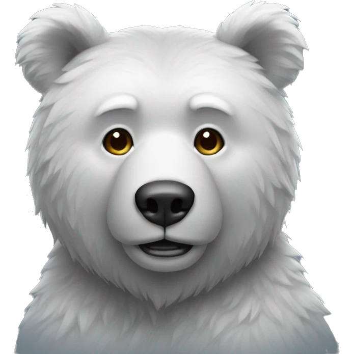 silver bear emoji