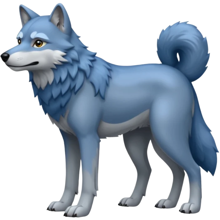 blue wolf emoji
