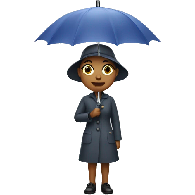 Nanny with umbrella  emoji