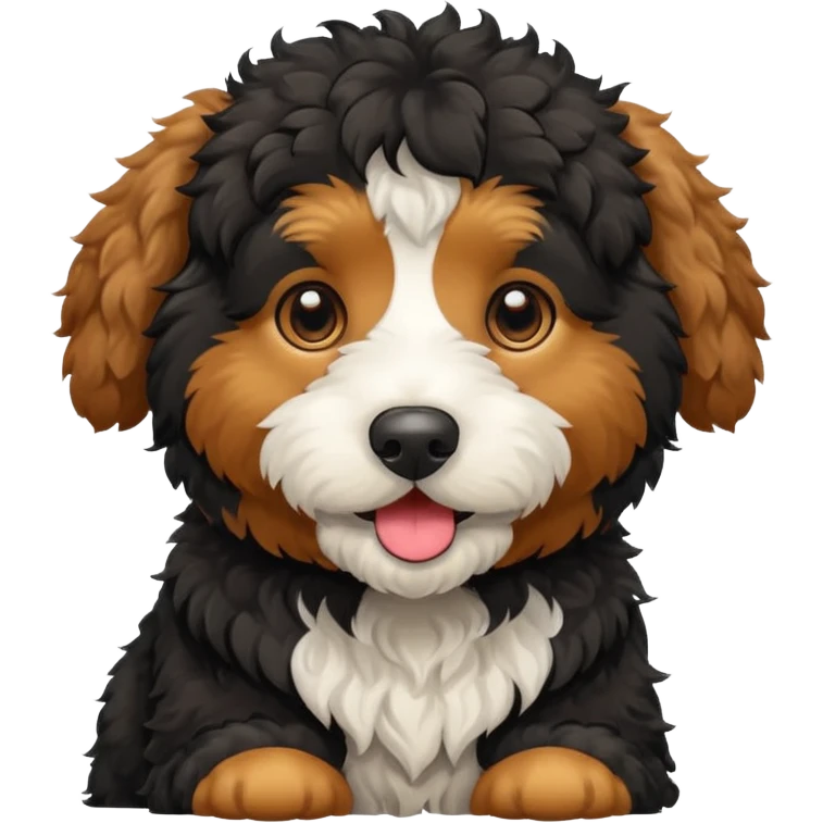 Bernadoodle  emoji
