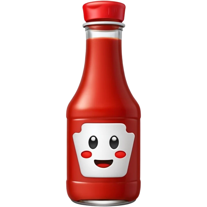 Ketchup bottle emoji