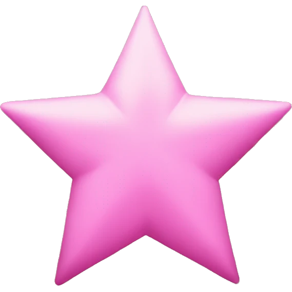 Pink star emoji