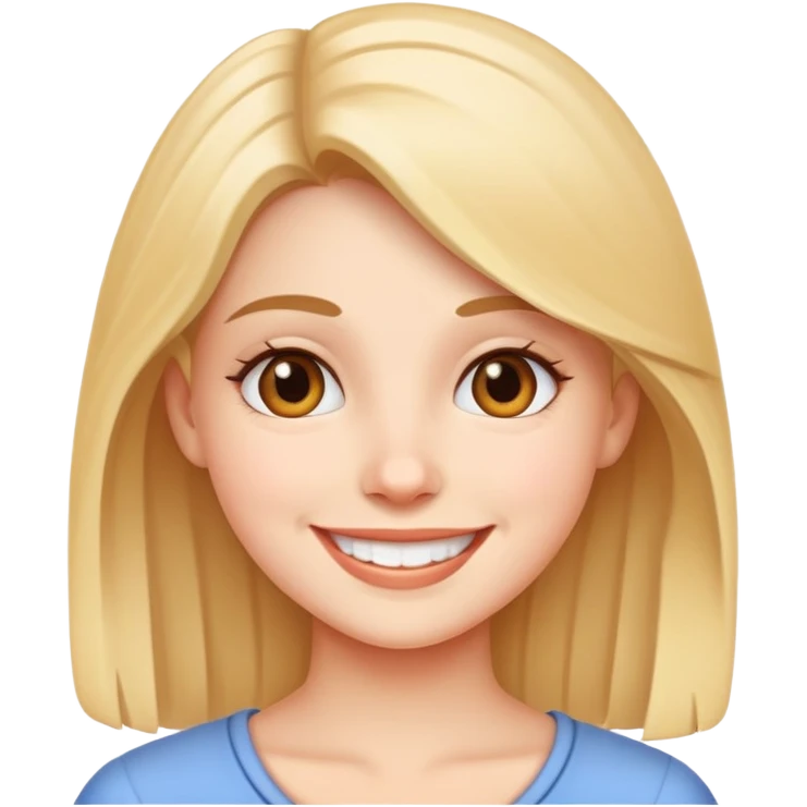 Girls smile  emoji