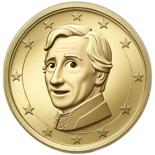 1 euro monney coin emoji