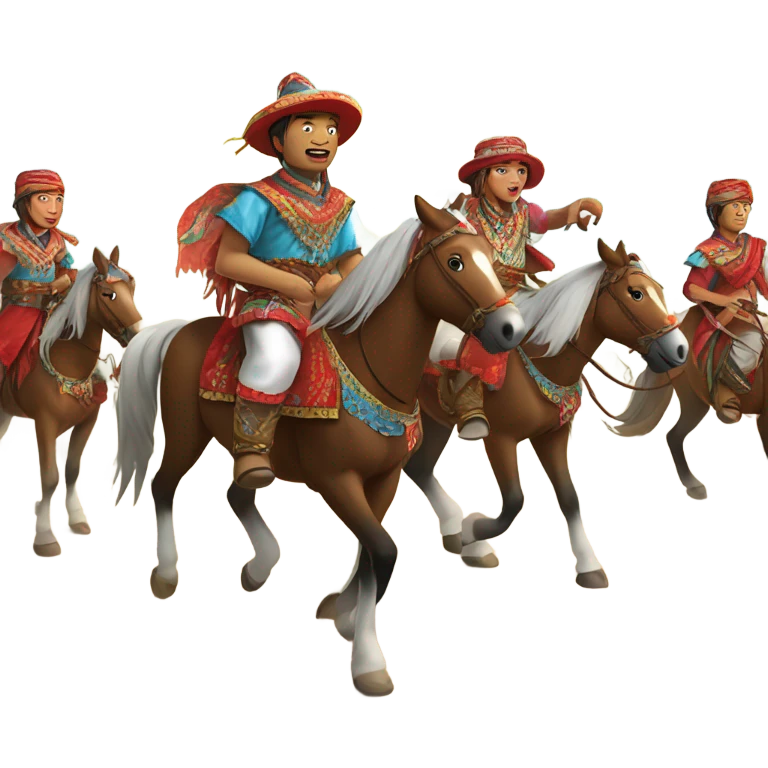 altai turks on horseback emoji