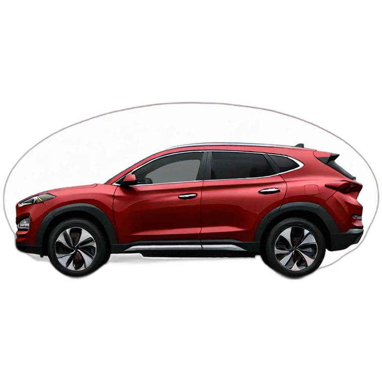 red hyundai tuscon 2023 emoji