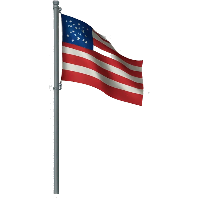 Flag pole only emoji