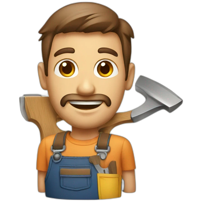 handyman woodworking emoji