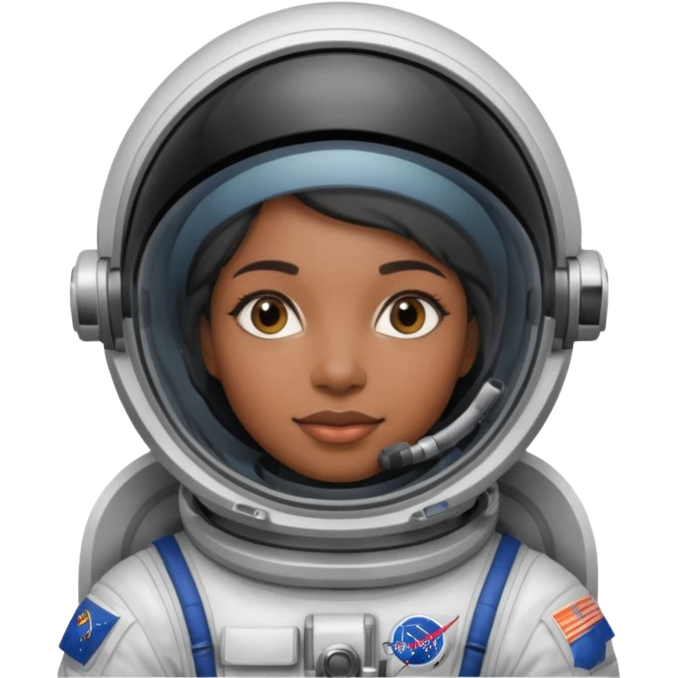 astranots without helmet black woman emoji