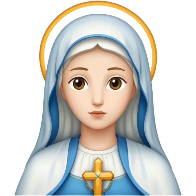 holy mary no crown emoji
