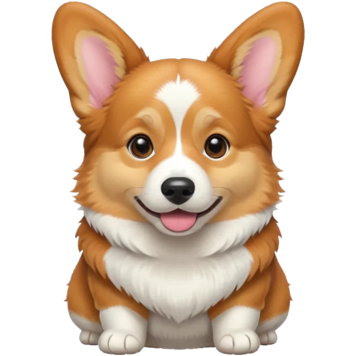 corgi tri color  emoji