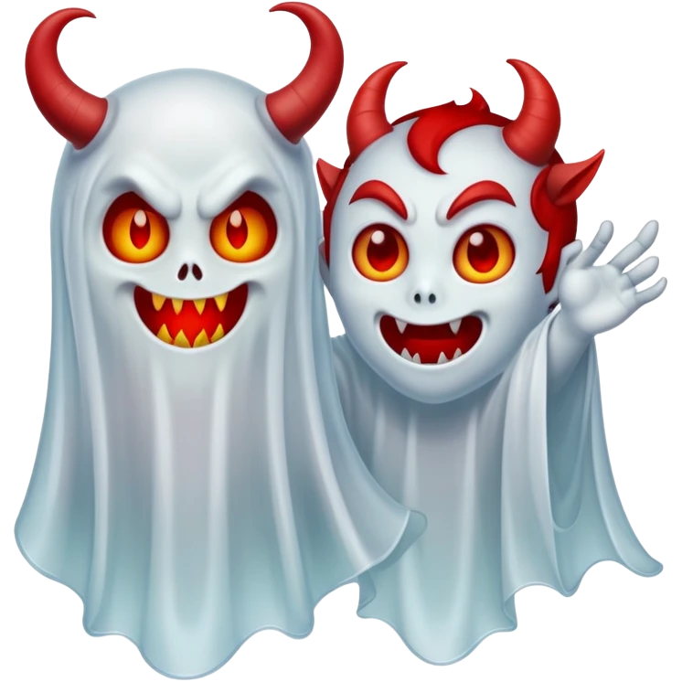 😱+👻+😈 emoji