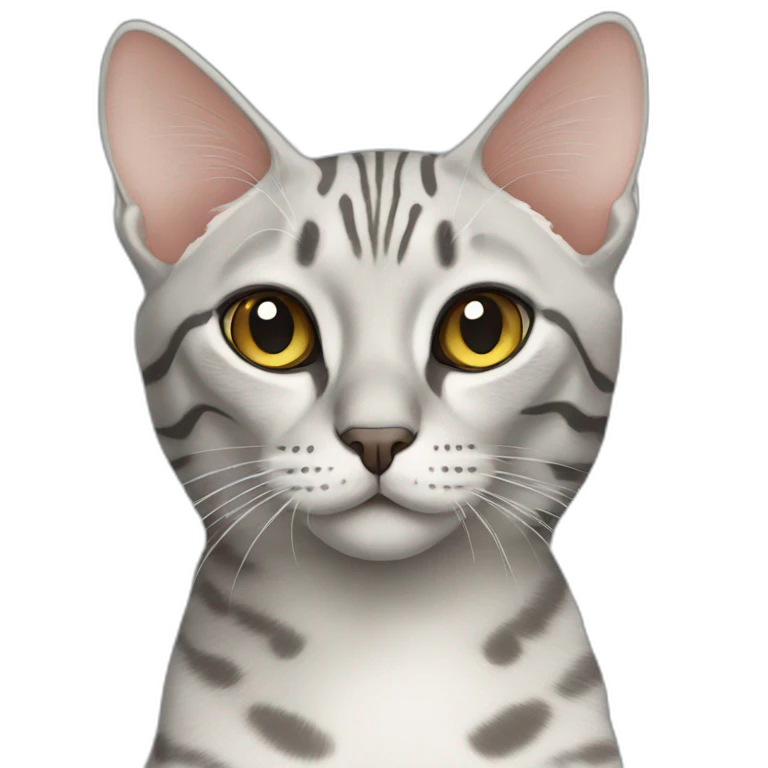 Egyptian Mau cat emoji