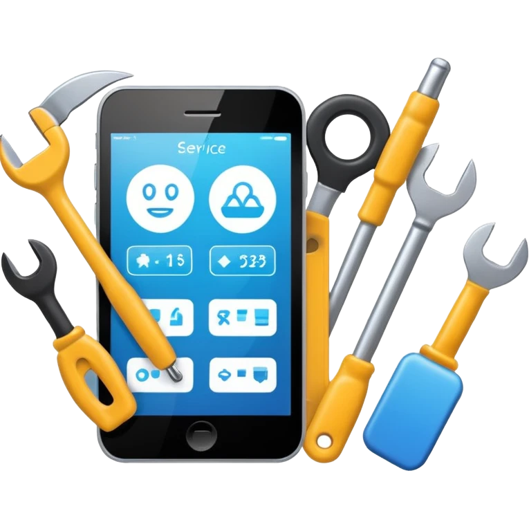 IT service with tools emoji