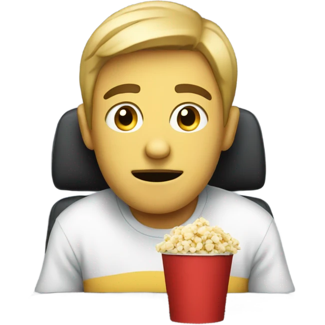 Watching a movie emoji