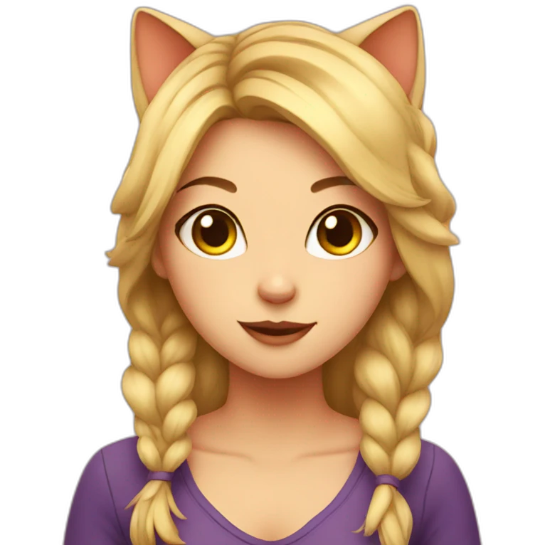 Cat girl  emoji