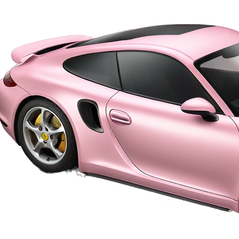 soft pink shiny porsche emoji