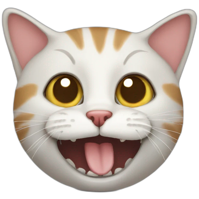 Silly cat emoji