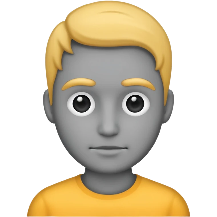 Generate outline of a human. Do not specify any gender and do not add eyes or hair. Also make it gray with a dark gray outline. emoji