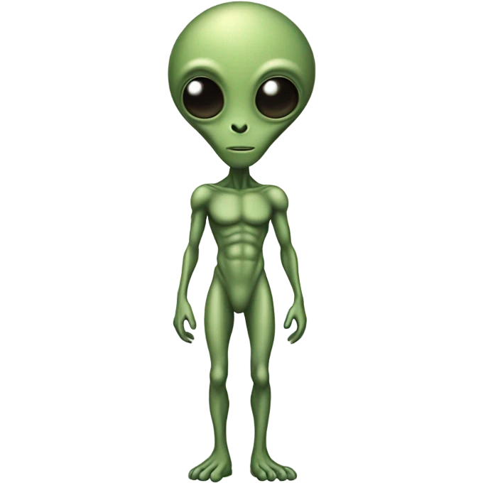 Alien full body emoji