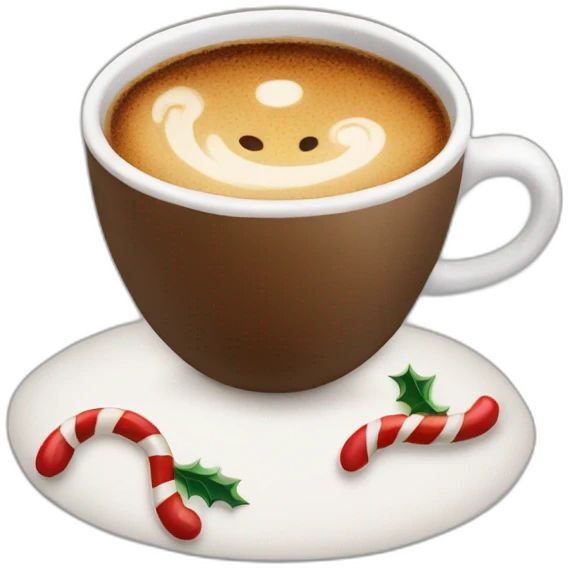 christmas coffee emoji