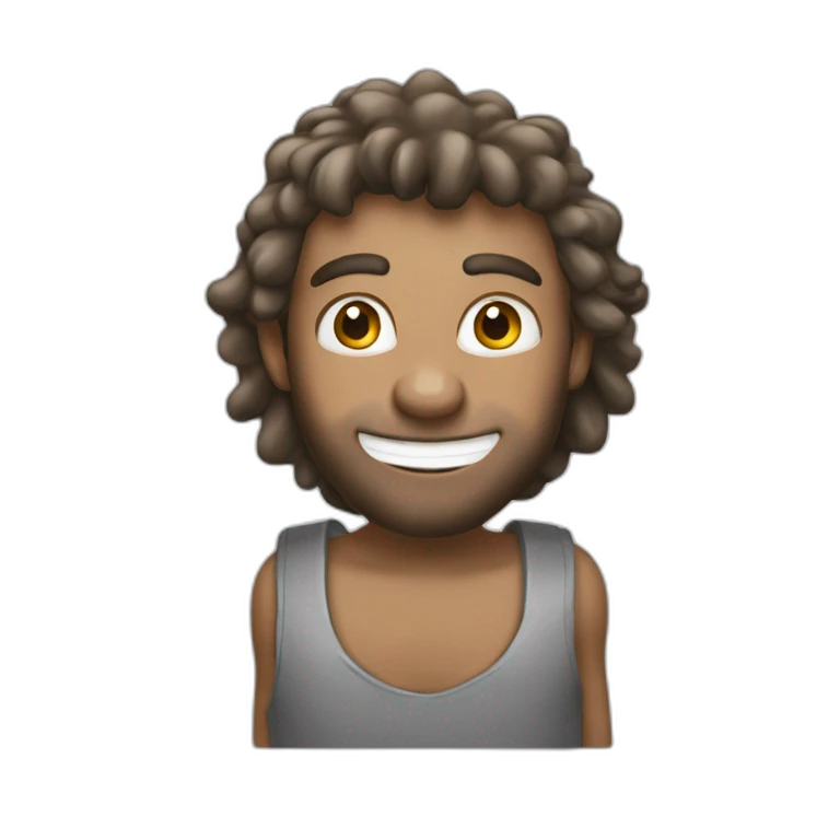 Singe sur bourdon emoji
