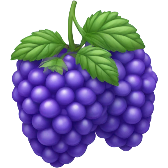 Blue raspberry  emoji